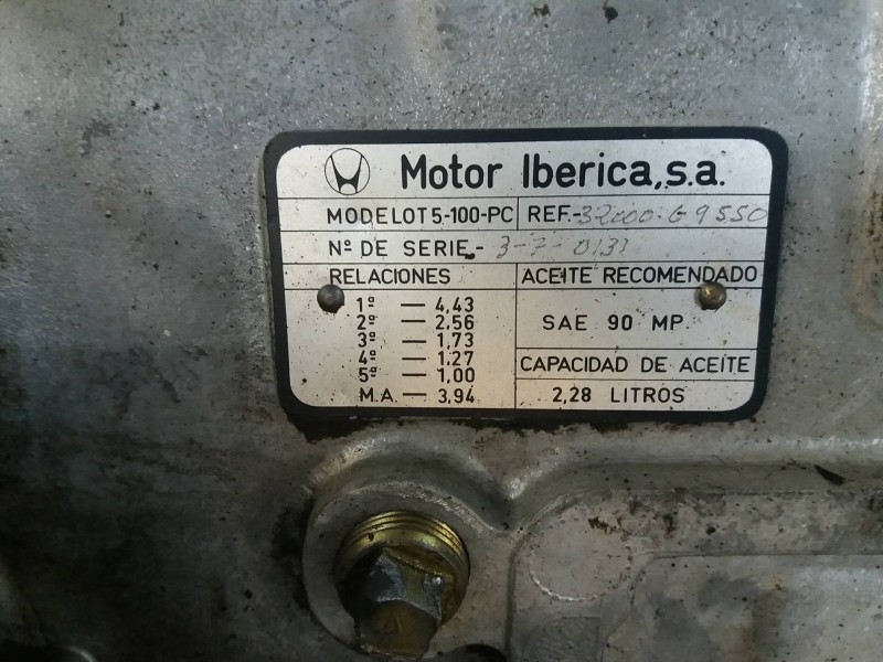 Recambio de caja cambios para nissan patrol (k/w260) 2.8 diesel referencia OEM IAM 32000g9550 t5100pc MD27HA