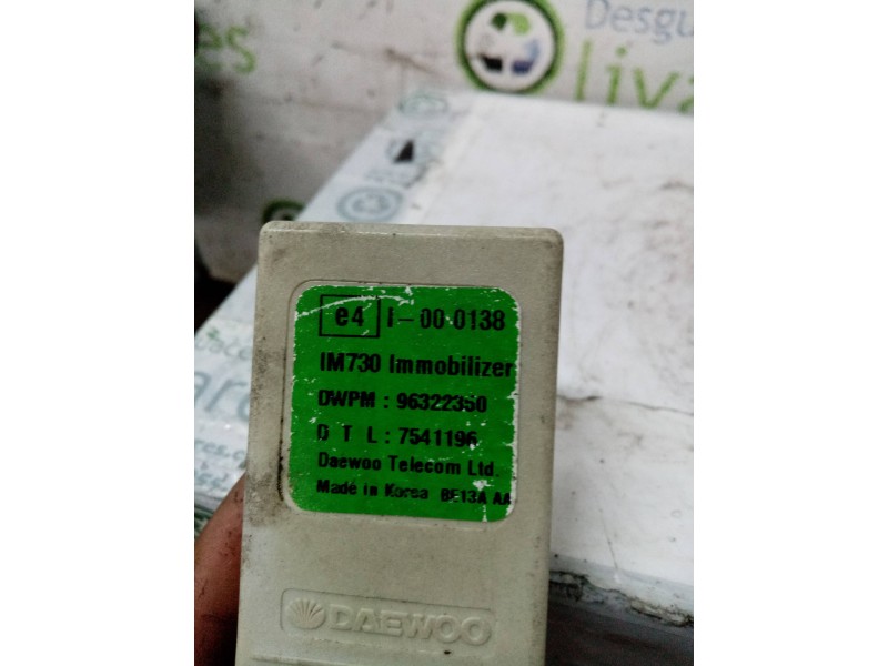 Recambio de centralita inmovilizador para  referencia OEM IAM 96322350  