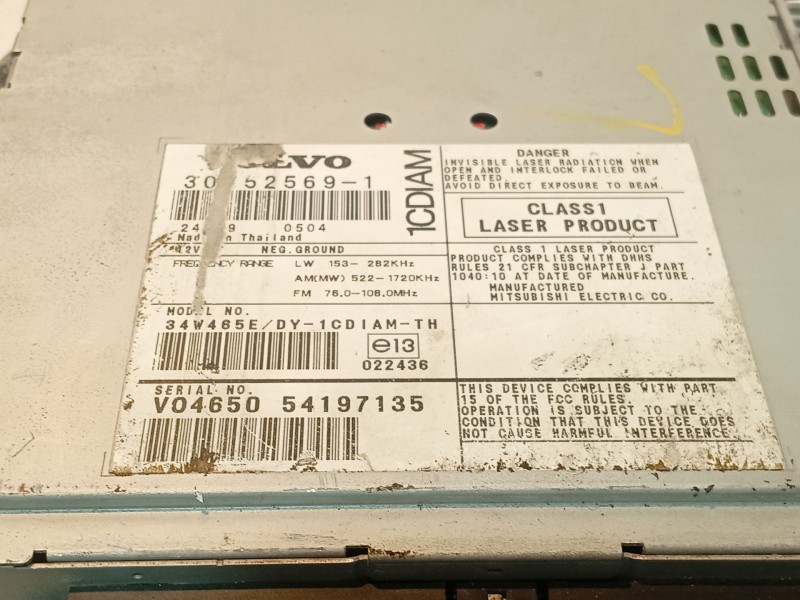 Recambio de mando climatizador para volvo v50 (545) 2.0 d referencia OEM IAM   