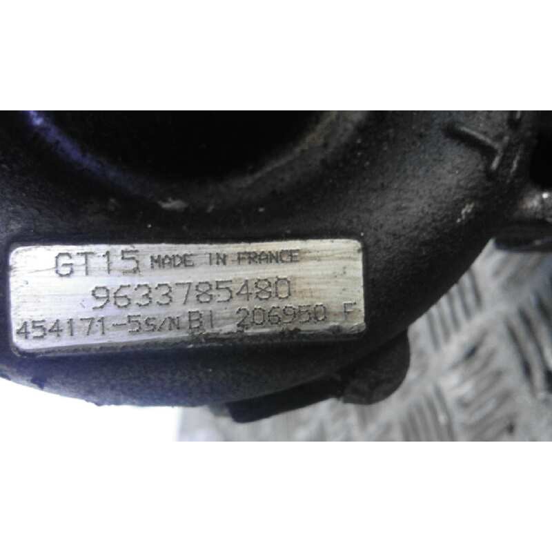 Recambio de turbocompresor para citroen xsara break 1.9 td sx   |   03.98 - 12.00 | 1998 - 2000 | 90 cv / 66 kw referencia OEM I