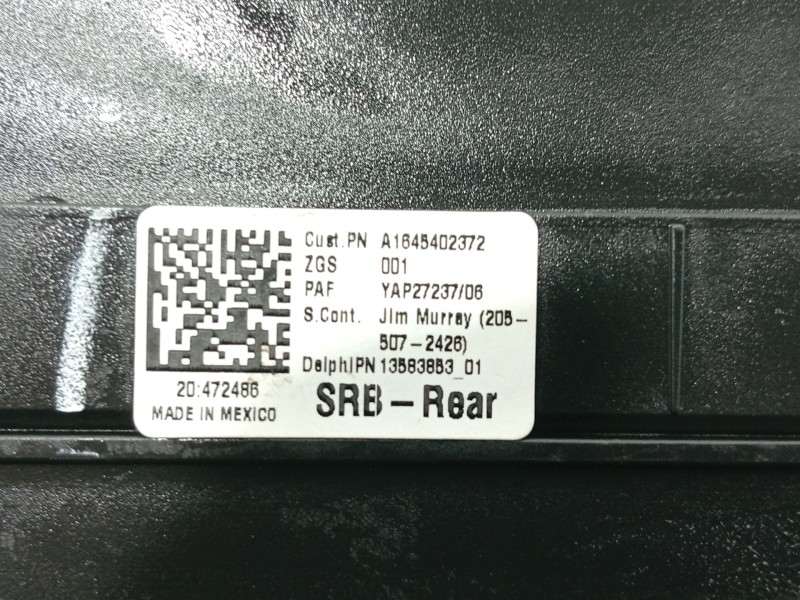 Recambio de caja reles / fusibles para mercedes-benz clase m (w164) ml 280 cdi 4-matic (164.120) referencia OEM IAM 1645400350  