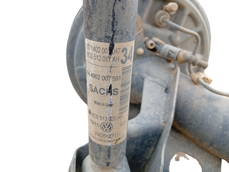 Recambio de puente trasero para volkswagen polo v (6r1, 6c1) 1.0 referencia OEM IAM 6R0500051B  