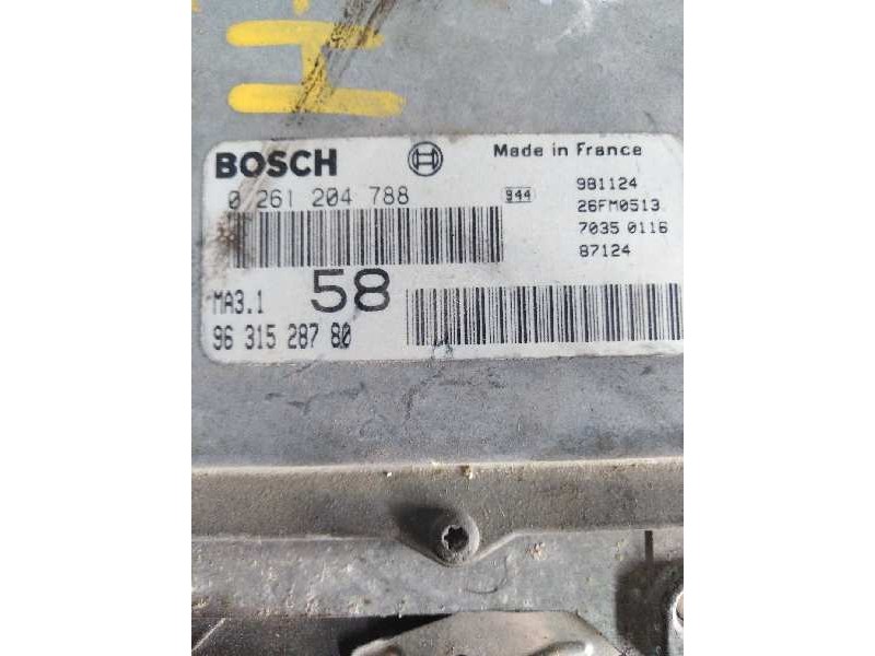 Recambio de centralita motor uce para  referencia OEM IAM 0261204788  