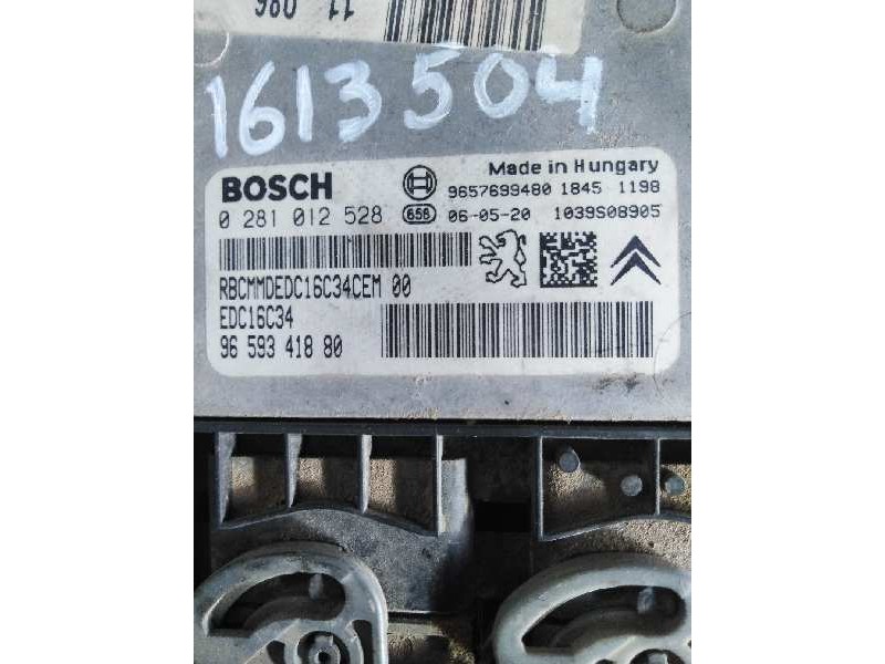 Recambio de centralita motor uce para  referencia OEM IAM 0281012528 9659341880 