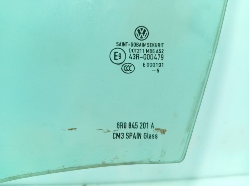 Recambio de luna delantera izquierda para volkswagen polo v (6r1, 6c1) 1.0 referencia OEM IAM 6R0845201A  