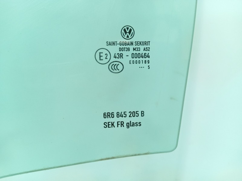 Recambio de luna trasera izquierda para volkswagen polo v (6r1, 6c1) 1.0 referencia OEM IAM 6R6845205B  