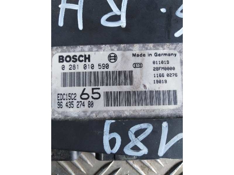 Recambio de centralita motor uce para  referencia OEM IAM 0281010590 9643527480  Recambio de centralita motor uce para  referencia OEM IAM 0281010590 9643527480