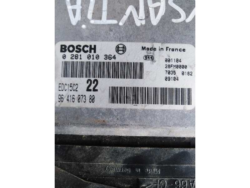 Recambio de centralita motor uce para  referencia OEM IAM 0281010364 9641607380 