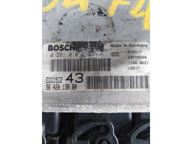 Recambio de centralita motor uce para  referencia OEM IAM 0281010499 9642013080 