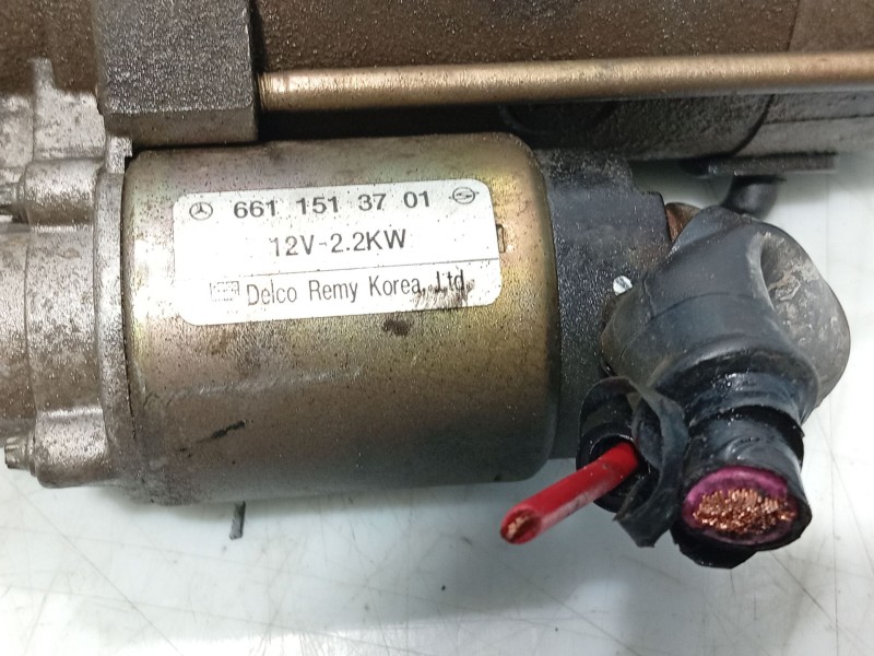 Recambio de motor arranque para ssangyong rodius i 2.7 xdi referencia OEM IAM 6651510201  