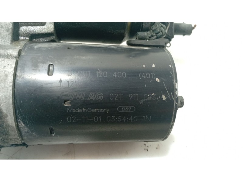 Recambio de motor arranque para seat ibiza iii (6l1) 2.0 referencia OEM IAM 02T911024N  
