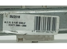 Recambio de elevalunas delantero derecho para fiat doblo monospace (119_, 223_) 1.9 jtd referencia OEM IAM 0000051711750   2