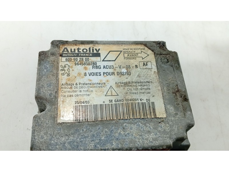 Recambio de centralita airbag para peugeot 406 (8b) 2.0 hdi 110 referencia OEM IAM   