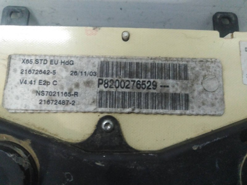 Recambio de cuadro instrumentos para renault clio ii fase i (b/cbo)    |   0.98 - 0.01 | 1998 - 2001 referencia OEM IAM  P820027