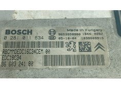 Recambio de centralita motor uce para peugeot 307 sw (3h) 1.6 hdi 110 referencia OEM IAM    2