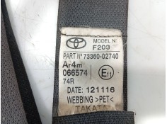Recambio de cinturon seguridad trasero izquierdo para toyota auris (_e18_) 1.4 d-4d (nde180_) referencia OEM IAM 7336002550C0   2