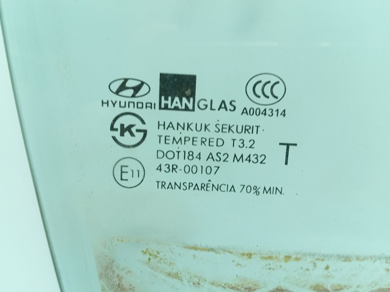 Recambio de luna delantera derecha para hyundai getz (tb) 1.1 referencia OEM IAM 824201C010  