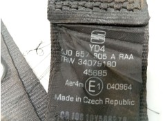 Recambio de cinturon seguridad trasero izquierdo para seat ibiza iv (6j5, 6p1) 1.2 tdi referencia OEM IAM 6J0857805ARAA   2
