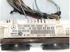 Recambio de mando climatizador para mercedes-benz clase m (w163) ml 270 cdi (163.113) referencia OEM IAM    2