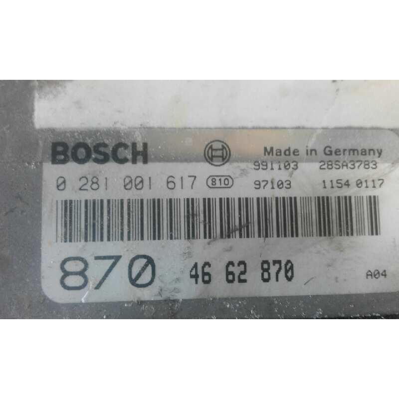 Recambio de centralita motor uce para saab 9-3 berlina    |   0.98 - 0.03 | 1998 - 2003 referencia OEM IAM 0281001617 4662870 28