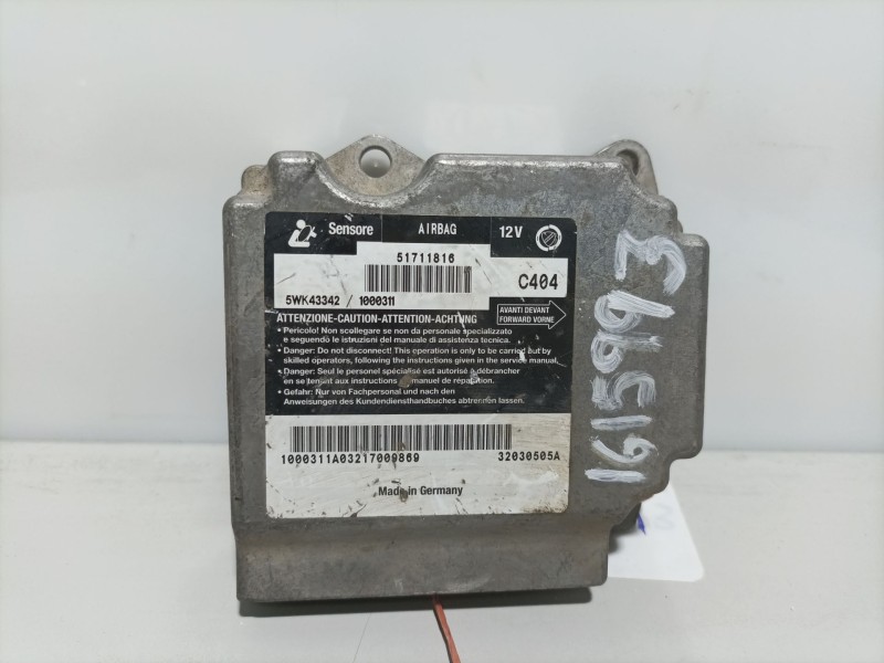 Recambio de centralita airbag para fiat stilo (192) referencia OEM IAM 5WK43342 51711816 