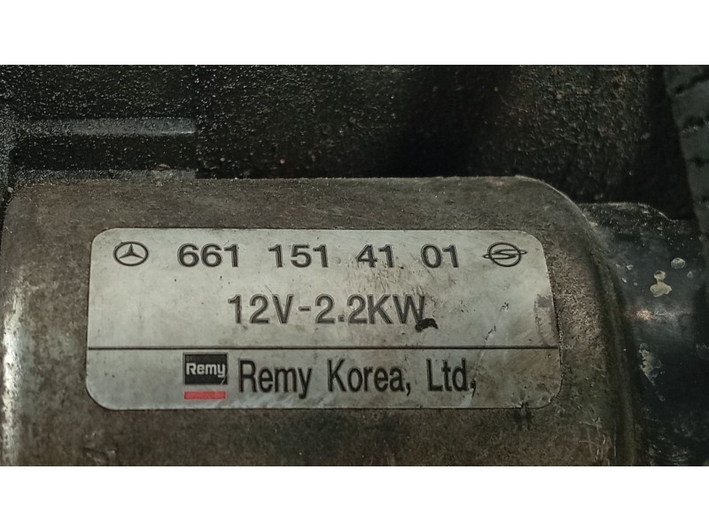 Recambio de motor de arranque para ssangyong rodius i 2.7 xdi referencia OEM IAM   