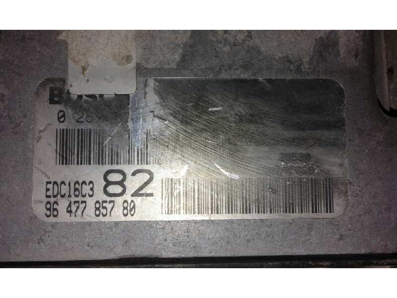 Recambio de centralita motor uce para peugeot 206 berlina e-music   |   01.04 - 12.05 | 2004 - 2005 | 68 cv / 50 kw referencia O