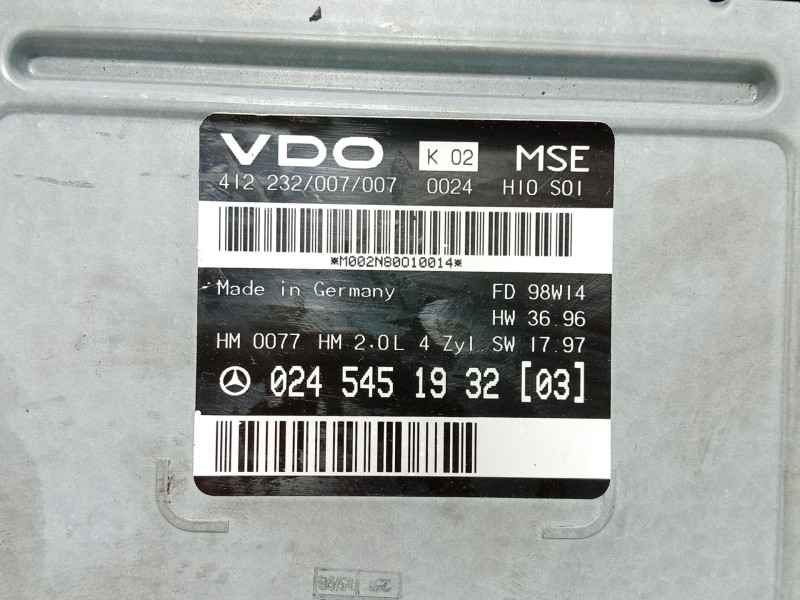 Recambio de modulo electronico para mercedes-benz clk (c208) clk 200 (208.335) referencia OEM IAM   