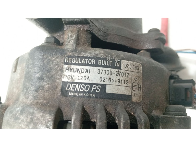 Recambio de alternador para hyundai santa fé i (sm) 2.0 crdi referencia OEM IAM   