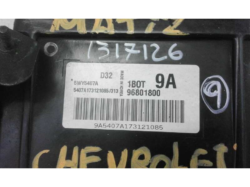 Recambio de centralita motor uce para daewoo matiz cd   |   05.03 - 12.04 | 2003 - 2004 | 64 cv / 47 kw referencia OEM IAM 5WY54