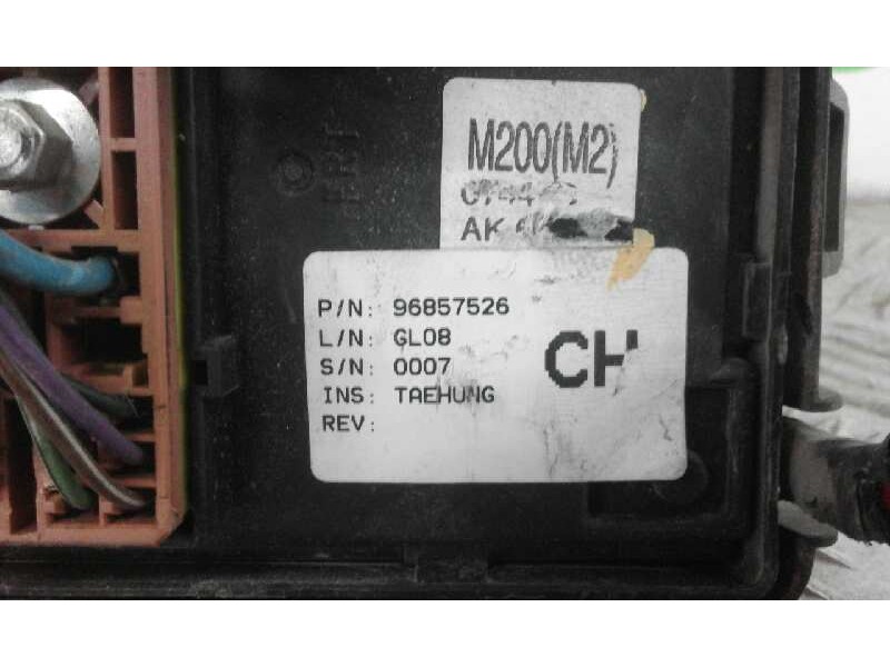 Recambio de caja reles / fusibles para daewoo matiz cd   |   05.03 - 12.04 | 2003 - 2004 | 64 cv / 47 kw referencia OEM IAM 9685