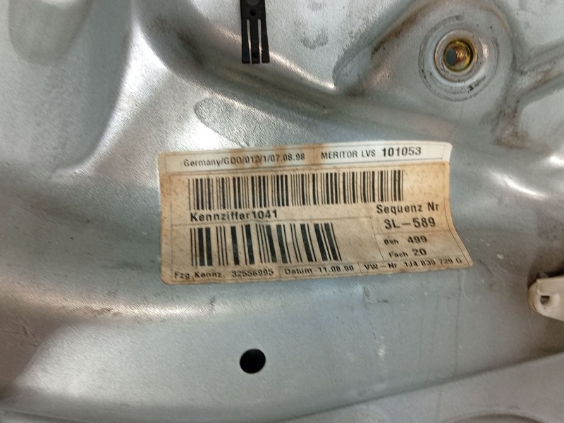 Recambio de elevalunas trasero izquierdo para volkswagen golf iv (1j1) 1.9 tdi referencia OEM IAM 1J4839729  