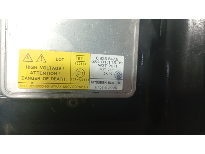 Recambio de faro derecho para bmw 3 (e46) 325 i referencia OEM IAM 63127165776 / VERE0562  