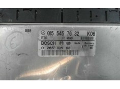 Recambio de centralita motor uce para mercedes clase e (w210) berlina 200 (210.035)   |   05.95 - 12.00 | 1995 - 2000 | 136 cv / 2