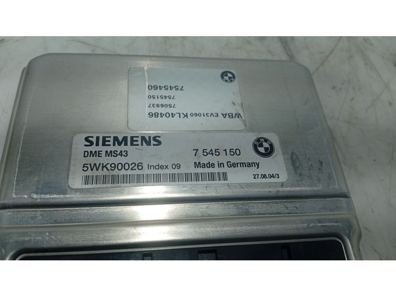 Recambio de centralita motor uce para bmw 3 (e46) 325 i referencia OEM IAM   