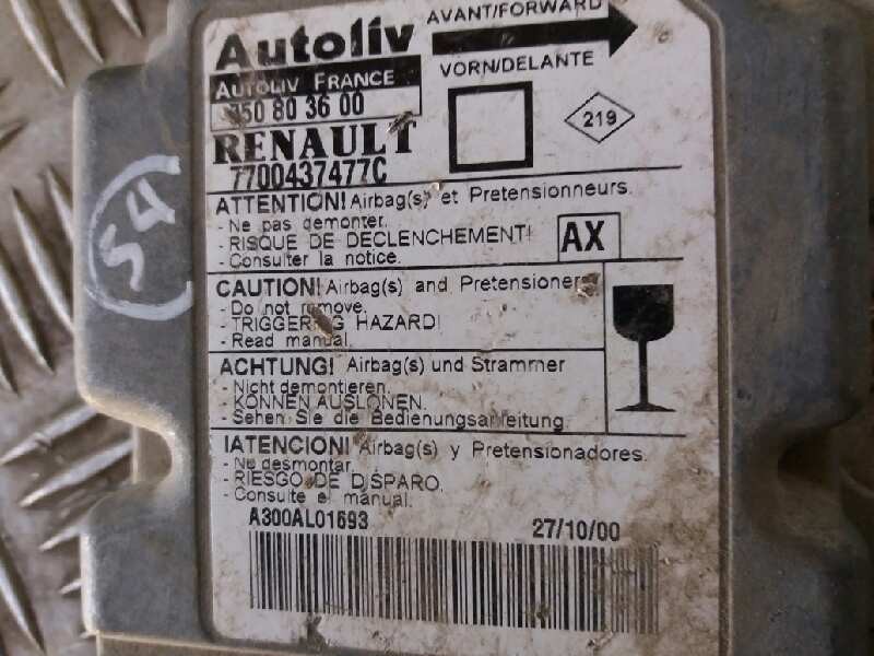 Recambio de centralita airbag para renault scenic (ja..) 1.9 dti diesel cat   |   0.99 - 0.03 | 1999 - 2003 | 98 cv / 72 kw refe