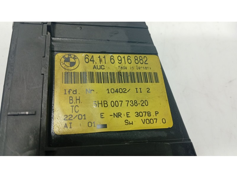 Recambio de mando climatizador para bmw 3 (e46) 320 d referencia OEM IAM   