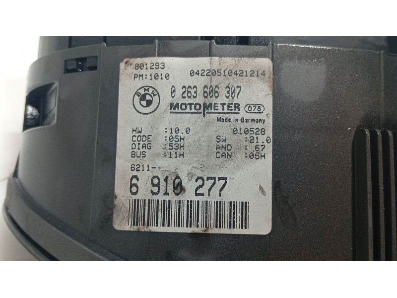 Recambio de cuadro instrumentos para bmw 3 (e46) 320 d referencia OEM IAM   