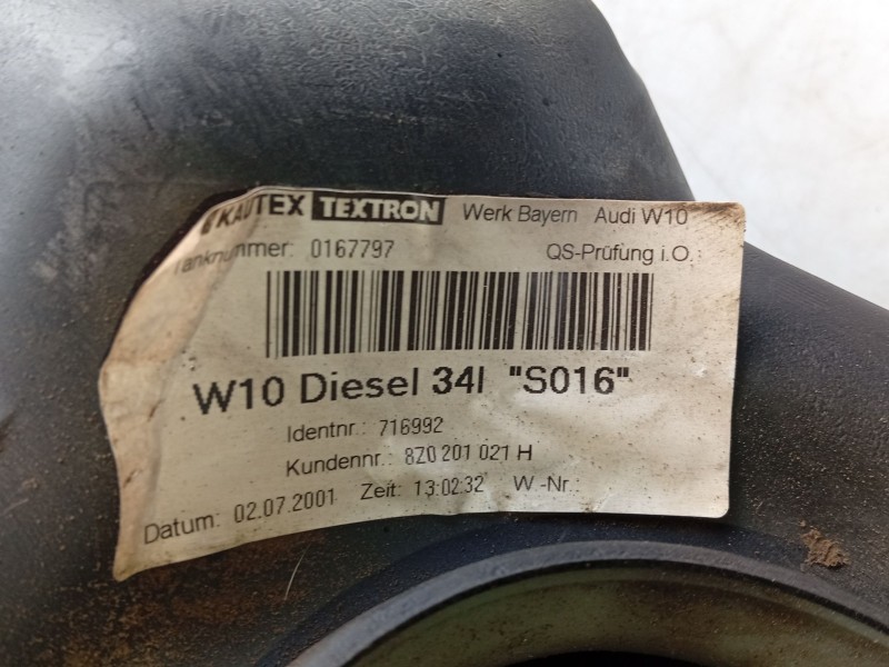 Recambio de deposito combustible para audi a2 (8z0) 1.4 tdi referencia OEM IAM 8Z0201055D  