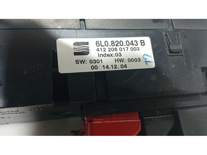 Recambio de mando climatizador para seat ibiza iii (6l1) 1.9 sdi referencia OEM IAM   
