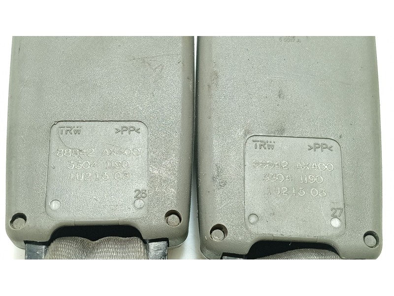 Recambio de anclaje cinturon trasero izquierdo para nissan micra iii (k12) 1.2 16v referencia OEM IAM   