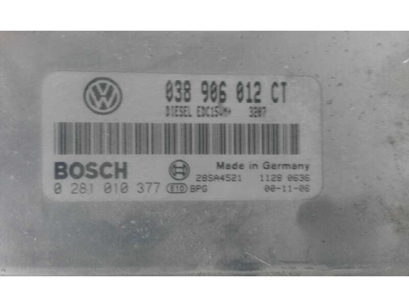 Recambio de centralita motor uce para volkswagen polo berlina (6n2)    |   0.99 - 0.02 | 1999 - 2002 referencia OEM IAM 02810103