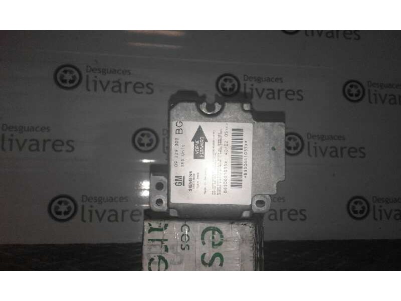 Recambio de centralita airbag para opel zafira a comfort   |   02.99 - 12.00 | 1999 - 2000 | 82 cv / 60 kw referencia OEM IAM 09