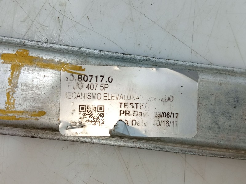 Recambio de elevalunas delantero izquierdo para peugeot 407 (6d_) 1.8 (6d6fzb) referencia OEM IAM 9663036680  