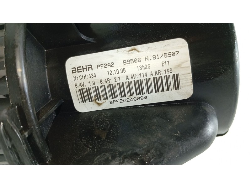 Recambio de ventilador calefaccion para peugeot 307 break (3e) 1.6 hdi referencia OEM IAM   