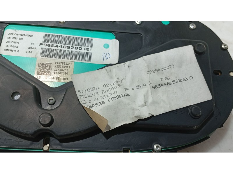 Recambio de cuadro instrumentos para peugeot 307 break (3e) 1.6 hdi referencia OEM IAM   