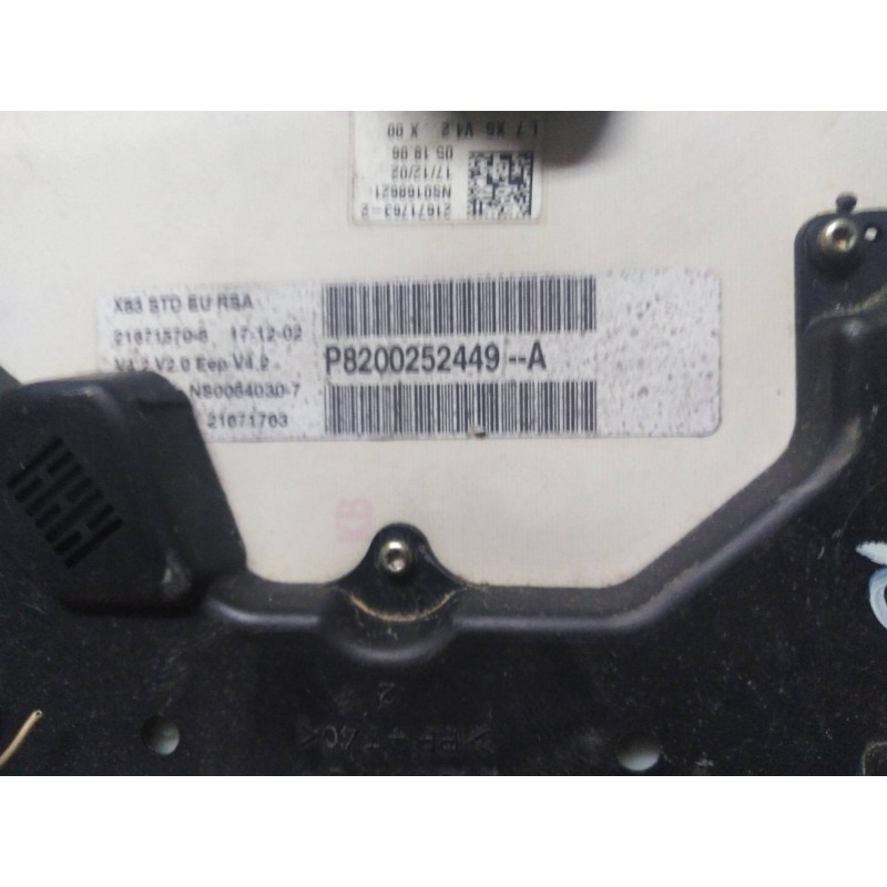 Recambio de cuadro instrumentos para nissan primastar (x83) 1.9 dci diesel cat   |   0.02 - ... | 2002 | 82 cv / 60 kw referenci Recambio de cuadro instrumentos para nissan primastar (x83) 1.9 dci diesel cat   |   0.02 - ... | 2002 | 82 cv / 60 kw referenci