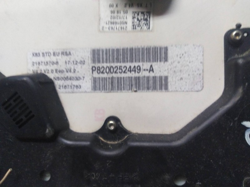 Recambio de cuadro instrumentos para nissan primastar (x83) 1.9 dci diesel cat   |   0.02 - ... | 2002 | 82 cv / 60 kw referenci Recambio de cuadro instrumentos para nissan primastar (x83) 1.9 dci diesel cat   |   0.02 - ... | 2002 | 82 cv / 60 kw referenci