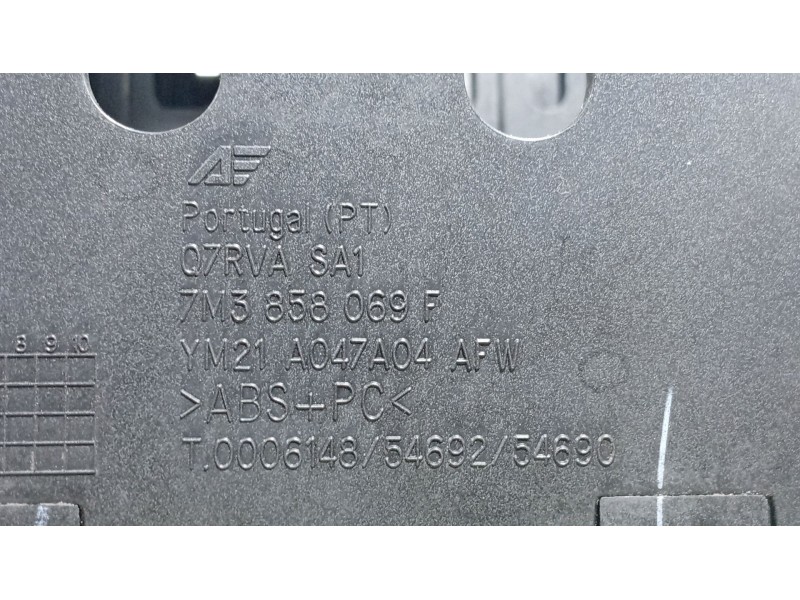 Recambio de moldura para seat alhambra (7v8, 7v9) 1.9 tdi referencia OEM IAM   