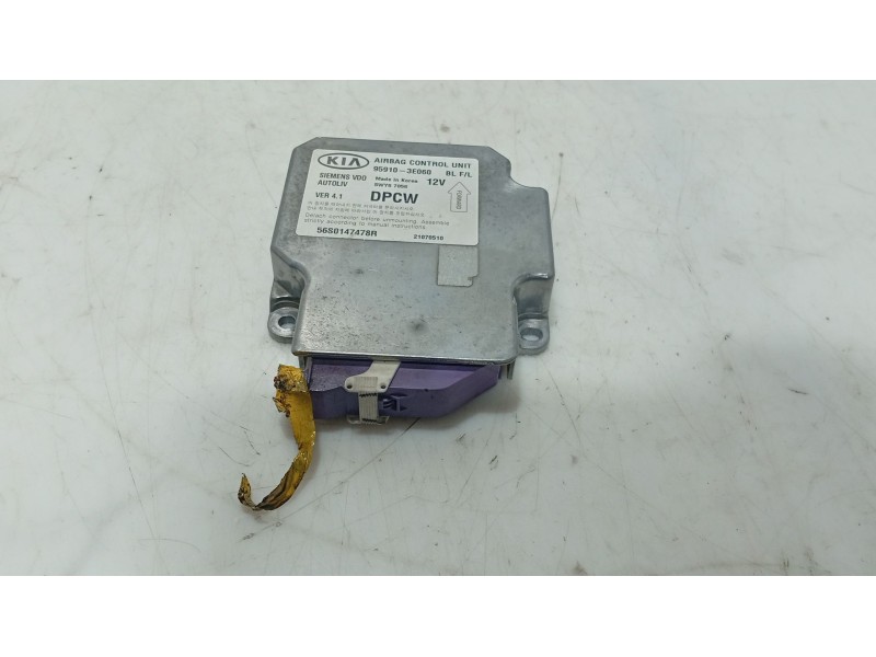 Recambio de centralita airbag para kia sorento i (jc) 2.5 crdi referencia OEM IAM   